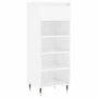 Mueble zapatero madera contrachapada blanco brillo 40x36x105 cm de , Zapateros y organizadores de calzado - Ref: Foro24-83145...