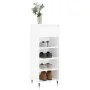 Glossy white plywood shoe cabinet 40x36x105 cm by , Shoe racks and shoe organizers - Ref: Foro24-831454, Price: 47,42 €, Disc...