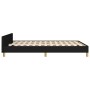 Bettgestell mit schwarzem Stoffkopfteil 140x200 cm von , Betten und Lattenroste - Ref: Foro24-3125302, Preis: 230,01 €, Rabat...