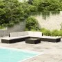 8-teiliges Gartenmöbel-Set und schwarze synthetische Rattankissen von vidaXL, Gartensets - Ref: Foro24-41259, Preis: 597,36 €...
