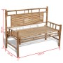 Klappbare Gartenbank aus Bambus 120 cm von vidaXL, Gartenbänke - Ref: Foro24-41504, Preis: 142,85 €, Rabatt: %