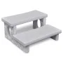 Escalones para bañera de hidromasaje blanco de vidaXL, Accesorios para piscinas y spa - Ref: Foro24-90716, Precio: 108,90 €, ...