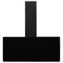 Schwarze Wand-Dunstabzugshaube aus gehärtetem Glas und Stahl, 90 cm von , Extraktoren - Ref: Foro24-51677, Preis: 224,30 €, R...