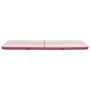 Inflatable gymnastics mat with pink PVC pump 800x100x20 cm by , Pilates and yoga mats - Ref: Foro24-92691, Price: 352,27 €, D...