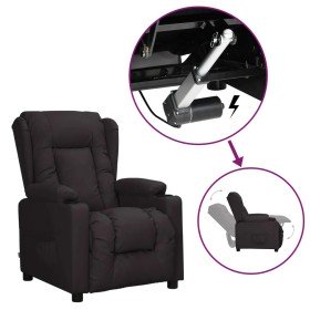 Sillón elevable cuero sintético negro en Sillones | Comprar online en Foro24