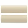 Sofa set with cushions 3 pieces cream fabric by , Sofas - Ref: Foro24-3201260, Price: 611,69 €, Discount: %