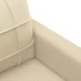 Sofa set with cushions 3 pieces cream fabric by , Sofas - Ref: Foro24-3201260, Price: 611,69 €, Discount: %