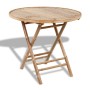 Juego de comedor de jardín plegable 5 piezas de bambú de vidaXL, Conjuntos de jardín - Ref: Foro24-41497, Precio: 265,51 €, D...