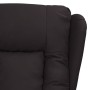 Sillón elevable cuero sintético negro