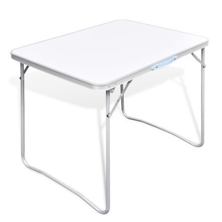 Klappbarer Campingtisch mit Metallgestell, 80 x 60 cm von vidaXL, Campingmöbel - Ref: Foro24-41324, Preis: 44,25 €, Rabatt: %