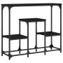 Mesa consola de madera de ingeniería negra 89,5x28x76 cm de , Mesas auxiliares - Ref: Foro24-833383, Precio: 52,65 €, Descuen...