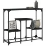 Mesa consola de madera de ingeniería negra 89,5x28x76 cm de , Mesas auxiliares - Ref: Foro24-833383, Precio: 52,65 €, Descuen...