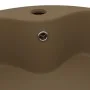 Luxurious washbasin with matte cream ceramic overflow 36x13 cm by , Sinks - Ref: Foro24-147040, Price: 48,47 €, Discount: %