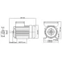 Motor eléctrico monofásico aluminio 1,5kW/2HP 2 polos 2800 RPM de , Motores eléctricos - Ref: Foro24-148001, Precio: 152,82 €...