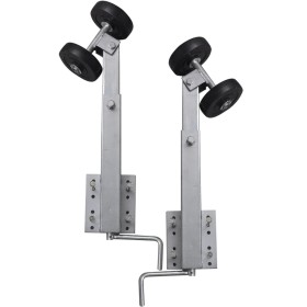 Set of 2 boat trailer double wheel supports 59-84 cm by vidaXL, Boat Trailers - Ref: Foro24-141553, Price: 96,87 €, Discount: %