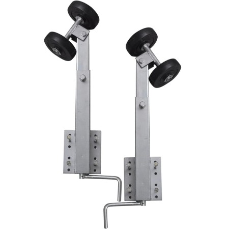 2er-Set Bootsanhänger-Doppelradstützen 59-84 cm von vidaXL, Bootsanhänger - Ref: Foro24-141553, Preis: 97,89 €, Rabatt: %