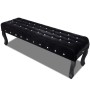 Schwarze Samtbank mit Kristallknöpfen von , Bänke für Hallen und Lager - Ref: Foro24-241263, Preis: 186,95 €, Rabatt: %