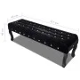 Black velvet bench with crystal buttons by , Benches for halls and storage - Ref: Foro24-241263, Price: 183,59 €, Discount: %