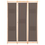 Trennwand mit 3 braunen Stoffbahnen 120x170x4 cm von , Raumteiler - Ref: Foro24-248179, Preis: 52,41 €, Rabatt: %