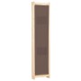 Biombo divisor de 3 paneles de tela marrón 120x170x4 cm de , Divisores de ambientes - Ref: Foro24-248179, Precio: 52,33 €