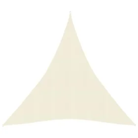Cream HDPE sail awning 160 g/m² 4x5x5 m by , Umbrellas - Ref: Foro24-311206, Price: 28,58 €, Discount: %