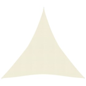 Toldo de vela HDPE color crema 160 g/m² 4x5x5 m