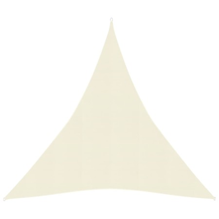 Cream HDPE sail awning 160 g/m² 4x5x5 m by , Umbrellas - Ref: Foro24-311206, Price: 33,26 €, Discount: %