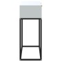 White iron and plywood console table 80x30x75 cm by , Side tables - Ref: Foro24-352103, Price: 106,96 €, Discount: %