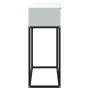 White iron and plywood console table 80x30x75 cm by , Side tables - Ref: Foro24-352103, Price: 99,06 €, Discount: %