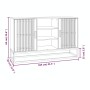 Aparador de madera contrachapada 105x30x65 cm de , Aparadores - Ref: Foro24-352120, Precio: 121,34 €, Descuento: %