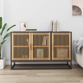 Schwarzes Sperrholz-Sideboard 105x30x65 cm von , Sideboards - Ref: Foro24-352122, Preis: 162,16 €, Rabatt: %
