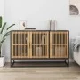 Schwarzes Sperrholz-Sideboard 105x30x65 cm von , Sideboards - Ref: Foro24-352122, Preis: 162,16 €, Rabatt: %