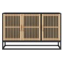 Aparador de madera contrachapada negro 105x30x65 cm de , Aparadores - Ref: Foro24-352122, Precio: 162,07 €, Descuento: %