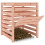 Compostador de madera maciza de abeto douglas 63,5x63,5x77,5 cm