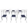 Adjustable folding camping table with 6 stools 180x60 cm by vidaXL, camping furniture - Ref: Foro24-41329, Price: 103,41 €, D...