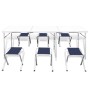 Mesa de camping plegable ajustable con 6 taburetes 180x60 cm de vidaXL, Mobiliario de camping - Ref: Foro24-41329, Precio: 87...