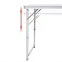 Verstellbarer klappbarer Campingtisch mit 6 Hockern 180x60 cm von vidaXL, Campingmöbel - Ref: Foro24-41329, Preis: 103,29 €, ...