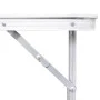 Adjustable folding camping table with 6 stools 180x60 cm by vidaXL, camping furniture - Ref: Foro24-41329, Price: 103,41 €, D...