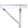 Mesa de camping plegable ajustable con 6 taburetes 180x60 cm de vidaXL, Mobiliario de camping - Ref: Foro24-41329, Precio: 87...