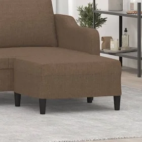 Brauner Stoff-Fußhocker 70x55x41 cm von , Osmanen - Ref: Foro24-349306, Preis: 58,50 €, Rabatt: %