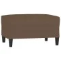 Brauner Stoff-Fußhocker 70x55x41 cm von , Osmanen - Ref: Foro24-349306, Preis: 58,50 €, Rabatt: %