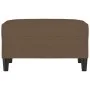 Brauner Stoff-Fußhocker 70x55x41 cm von , Osmanen - Ref: Foro24-349306, Preis: 58,50 €, Rabatt: %