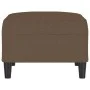 Brauner Stoff-Fußhocker 70x55x41 cm von , Osmanen - Ref: Foro24-349306, Preis: 58,50 €, Rabatt: %