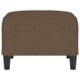 Brown fabric footstool 70x55x41 cm by , Ottomans - Ref: Foro24-349306, Price: 59,34 €, Discount: %