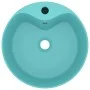 Luxury washbasin with matte light green ceramic overflow 36x13 cm by , Sinks - Ref: Foro24-147035, Price: 51,12 €, Discount: %