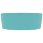 Luxury washbasin with matte light green ceramic overflow 36x13 cm by , Sinks - Ref: Foro24-147035, Price: 51,81 €, Discount: %