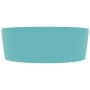 Luxury washbasin with matte light green ceramic overflow 36x13 cm by , Sinks - Ref: Foro24-147035, Price: 51,12 €, Discount: %