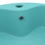 Luxury washbasin with matte light green ceramic overflow 36x13 cm by , Sinks - Ref: Foro24-147035, Price: 51,12 €, Discount: %