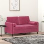 Dekokissen 2 Stück roter Samt 15x50 cm von , Kissen - Ref: Foro24-349513, Preis: 18,91 €, Rabatt: %