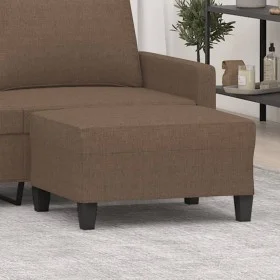 Brauner Stoff-Fußhocker 70x55x41 cm von , Osmanen - Ref: Foro24-349350, Preis: 57,66 €, Rabatt: %